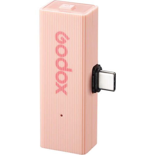 Godox MoveLink Mini Kablosuz Mikrofon Kit2 (Type-C Uyumlu/Pembe)