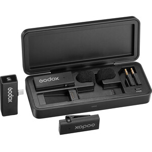 Godox - Godox MoveLink Mini Kablosuz Mikrofon Kit2 (Type-C Uyumlu/Siyah) (1)