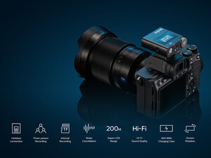 Godox VIRSO Sony Uyumlu M2 Kablosuz İkili Mikrofon Kiti - Thumbnail