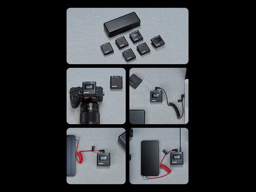 Godox VIRSO Sony Uyumlu M2 Kablosuz İkili Mikrofon Kiti