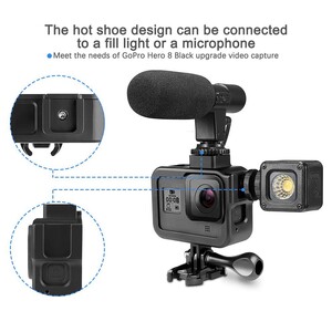 Gopro Hero 8 Black İçin Metal Vlog Çerçeve Frame - Thumbnail