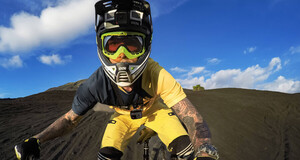 GoPro Kask Ön Yan Bağlantı Aparatı - Thumbnail