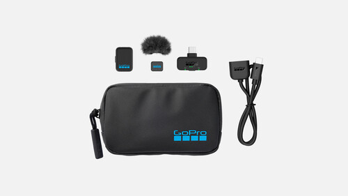 GoPro Wireless Mic USB Kit Kablosuz Yaka Mikrofonu (1 Verici + USB-C Alıcı)