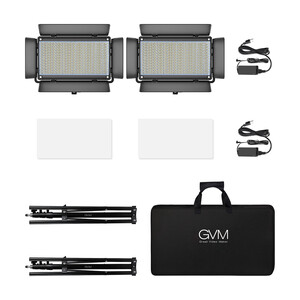 GVM 1500D 75W Bi-Color & RGB Stüdyo LED Panel 2'li Set - Thumbnail