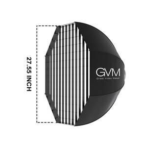 GVM 56cm Octagon Softbox (Spot Işık için Octobox) - Thumbnail