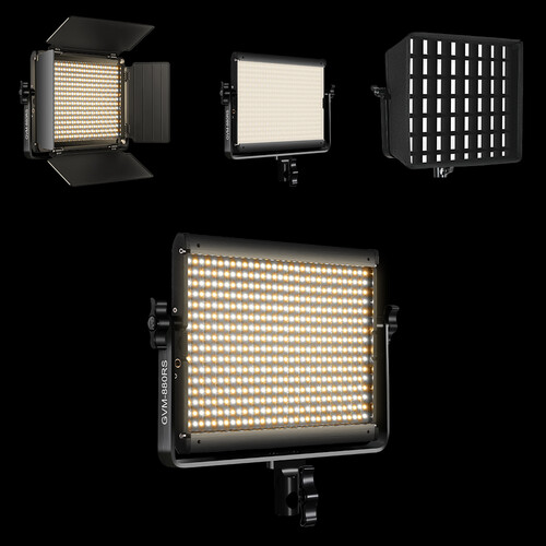 GVM 880RS RGB LED Video Light Studio 2-Video-Light-Kit