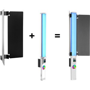 GVM BD-T20R GVM Barndoors for LED Wand Light - Thumbnail
