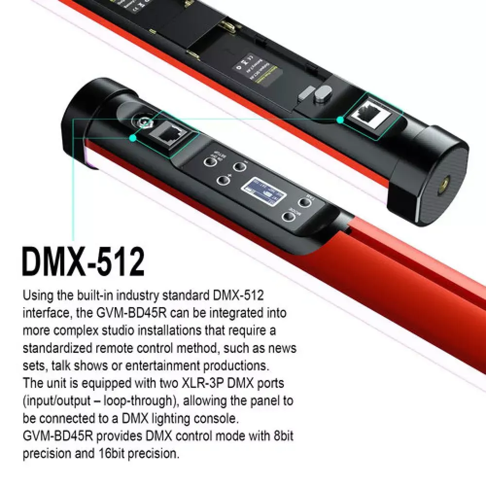 GVM BD45R RGB 120cm Tüp Işık