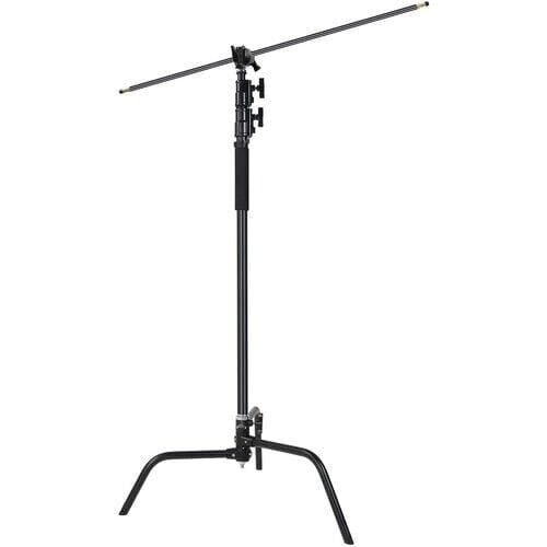 GVM C320 320cm C-Stand & Grip Arm Kit(130cm) (Siyah)