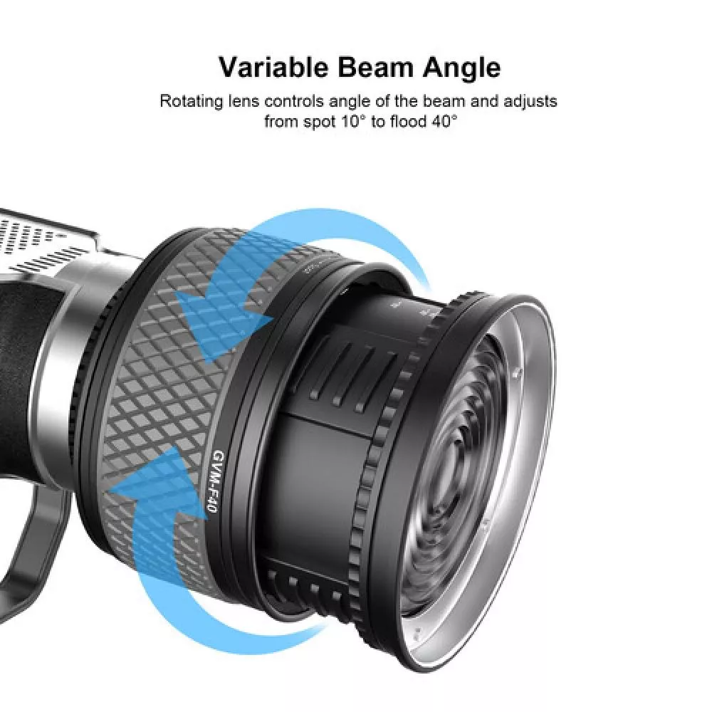 GVM F40 Fresnel Attachment for LED Light Spotlight