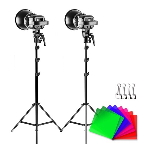 GVM P80S-2D 80W Lantern Softbox'lı Spot Led Işık 2'li Set