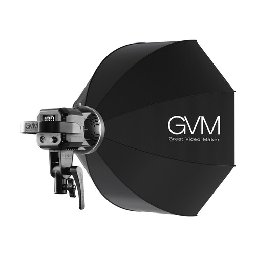 GVM P80S-2D 80W Softbox'lı Spot Led Işık 2'li Set