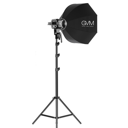 GVM P80S-2D 80W Softbox'lı Spot Led Işık 2'li Set