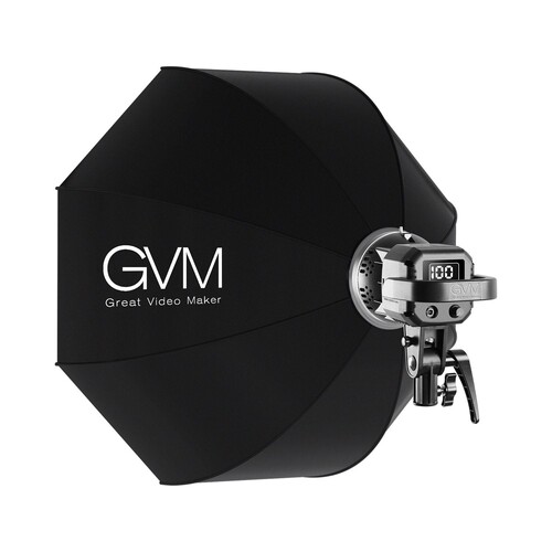 GVM P80S-2D 80W Softbox'lı Spot Led Işık 2'li Set