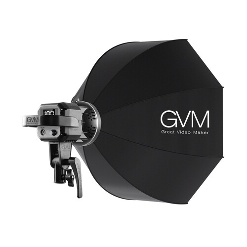 GVM P80S-2D 80W Softbox'lı Spot Led Işık 2'li Set