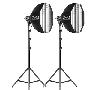 GVM P80S-2D 80W Softbox'lı Spot Led Işık 2'li Set - Thumbnail