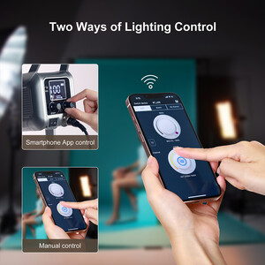 GVM PR150D Bi-Color LED Lantern Softbox Video Işık Seti (GVM-PR150D-SET2) - Thumbnail