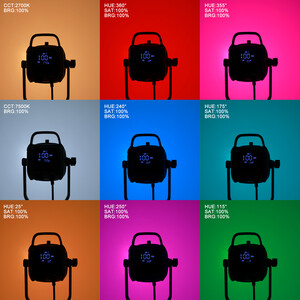 GVM PR150R Bi-Color & RGB Lantern Softbox İkili Video Işık Seti - Thumbnail