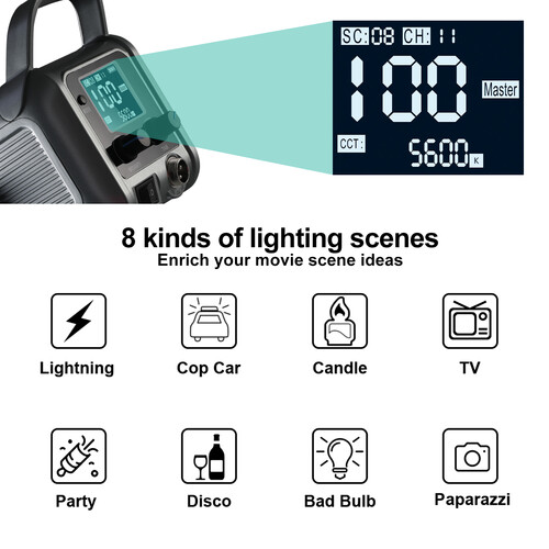 GVM PR150R Bi-Color & RGB Lantern Softbox İkili Video Işık Seti