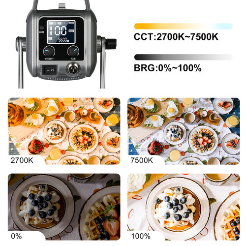 GVM PR150R Bi-Color & RGB LED İkili Video Işık Seti