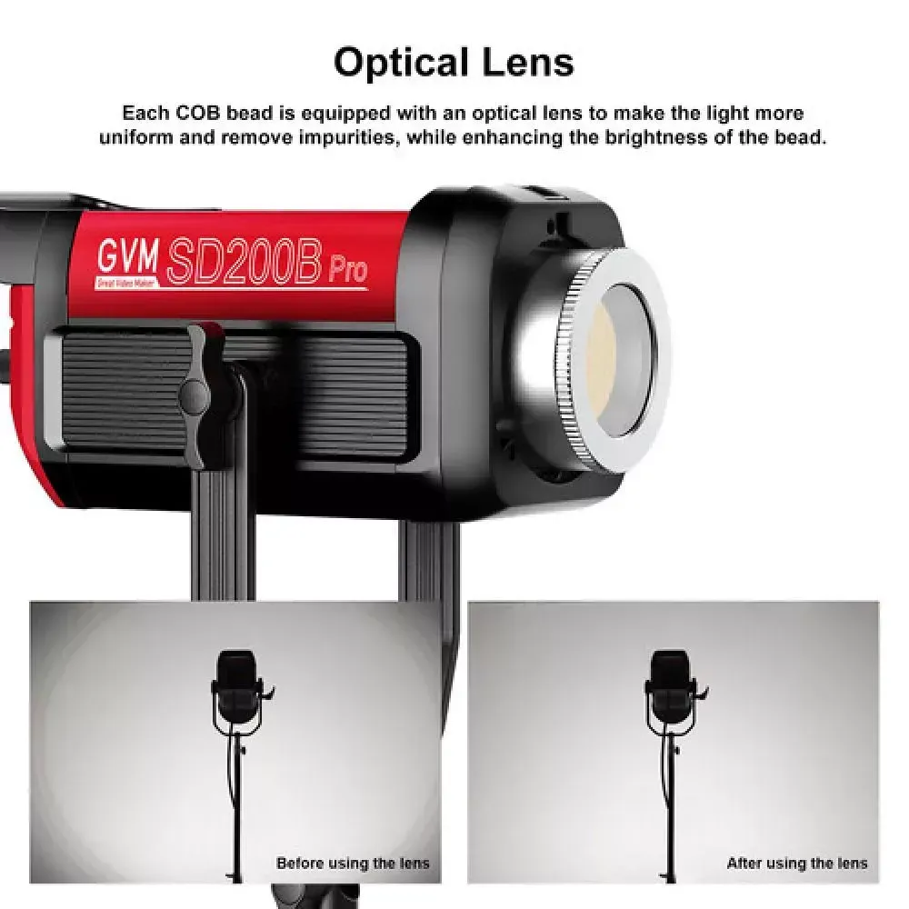 GVM - GVM Pro SD200B Bi-Color LED Video Işığı (1)