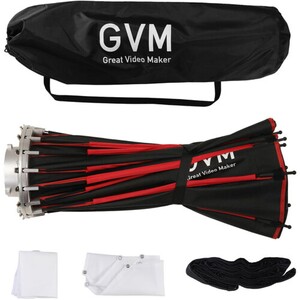 GVM Pro SD200B Bi-Color LED Video Spotlight COB Monolight with Softbox Set 1 - Thumbnail