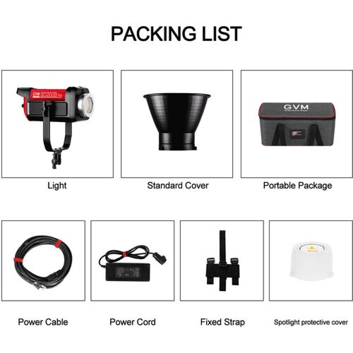 GVM Pro SD200B İki Renkli LED Monolight (200W)