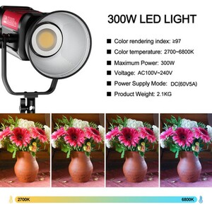 GVM Pro SD300B Bi-Color LED Monolight (300W) - Thumbnail
