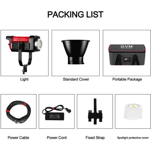 GVM Pro SD300B Bi-Color LED Monolight (300W)