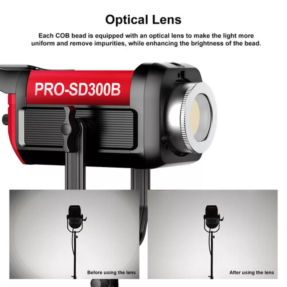 GVM Pro SD300B Bi-Color LED Monolight with Lantern Softbox set 2 - Thumbnail