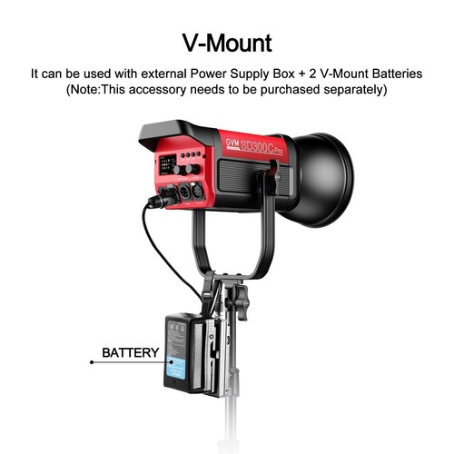 GVM Pro SD300C RGB & Bi-Color LED Video Işığı