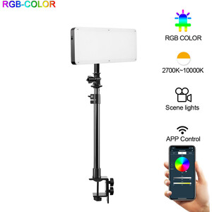 GVM RGB20W1L Kamera Üstü RGB Led Video Işığı - Thumbnail
