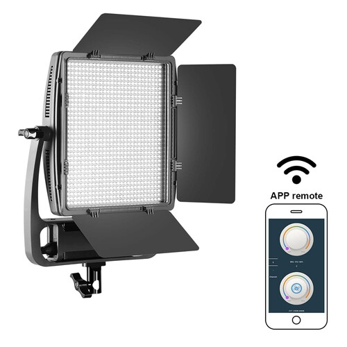 GVM-S900D Aktif Fan Soğutmalı LED Panel Video Işık (Işık Ayağı Hediyeli)