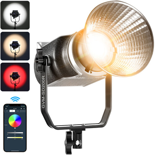 GVM SD200R RGB & Bi-Color LED Stüdyo Video Işığı