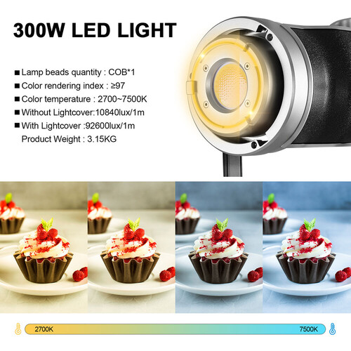 GVM SD300D Bi-Color LED Stüdyo Video Işığı