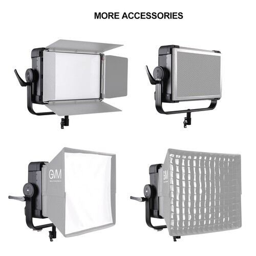 GVM YU300R 300W RGB LED Panel Işık (Hardcase)