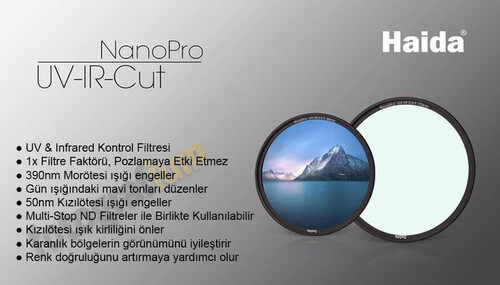 Haida 52mm NanoPro MC UV/IR Cut Filtre - HD4222
