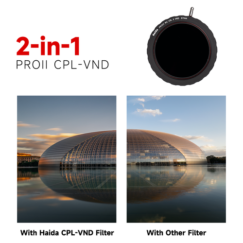 Haida 67mm Pro II CPL-VND 2in1 Filtre - HD4781