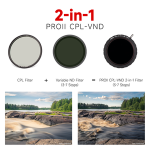 Haida 67mm Pro II CPL-VND 2in1 Filtre - HD4781 - Thumbnail