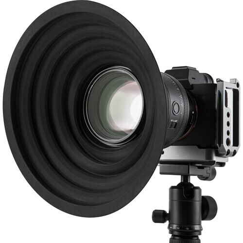 Haida 70-90mm Yansıma Önleyici Katlanabilir Silikon Parasoley - HD4571