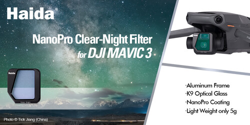 Haida DJI MAVIC 3 için Clear-Night Filtre - HD4770