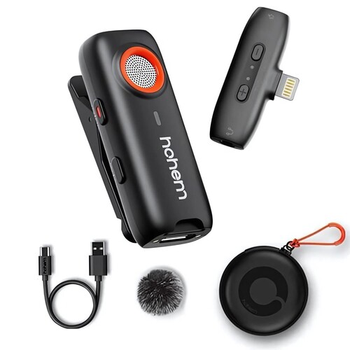 Hohem MIC-01 Wireless Yaka Mikrofonu (Lightning)