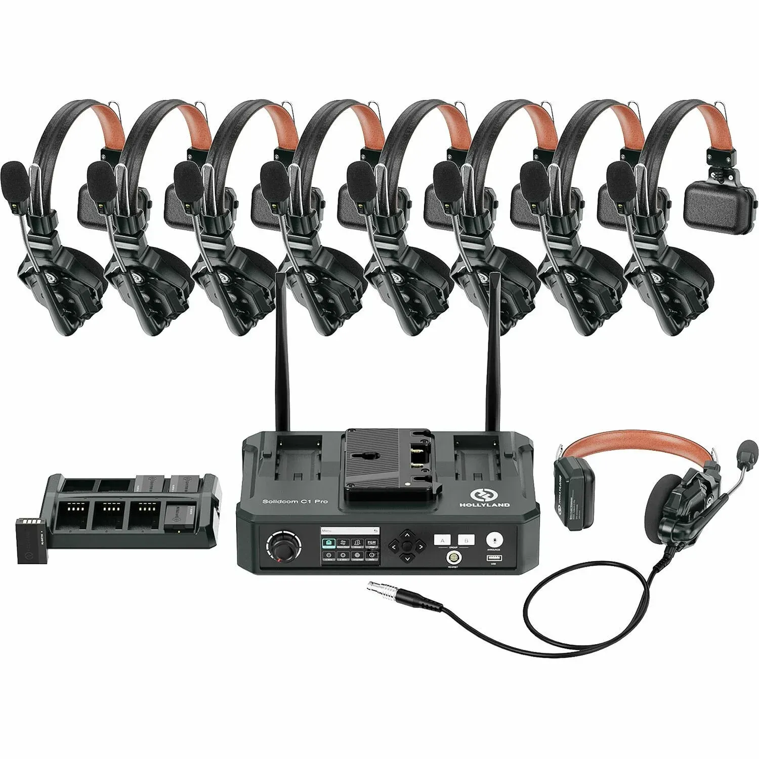 Hollyland - Hollyland Solidcom SE-8S Kablosuz Intercom Sistemi Standart Version (8 Kullanıcı)