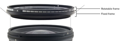 Hoya 52mm Variable Density II ND 3-400 Filtre (1 2/3 - 8 2/3 stop)