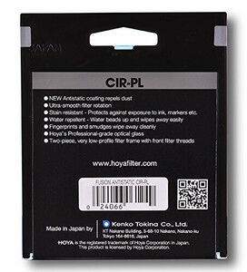 Hoya - Hoya 62 mm Fusion Antistatic Circular Polarize Filtre (1)