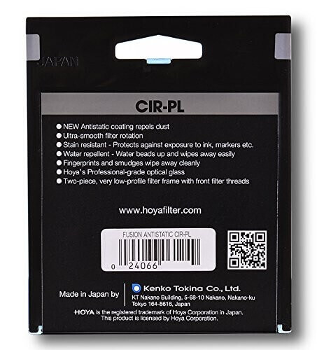 Hoya 77 mm Fusion Antistatic Circular Polarize Filtre