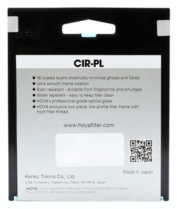 Hoya Fusion One Circular Polarize 72mm Filtre - Thumbnail