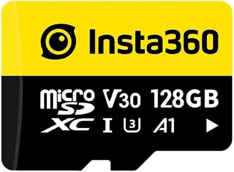 Insta360 128GB microSDXC Hafıza Kartı (UHS-I Class 10 / U3 / V30 / A1)