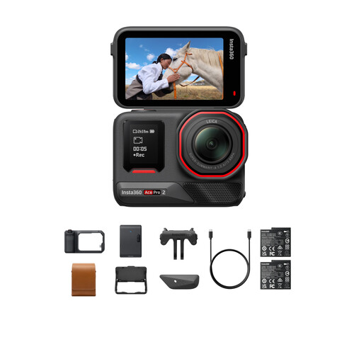 Insta360 Ace Pro 2 Aksiyon Kamera Flash Print Bundle