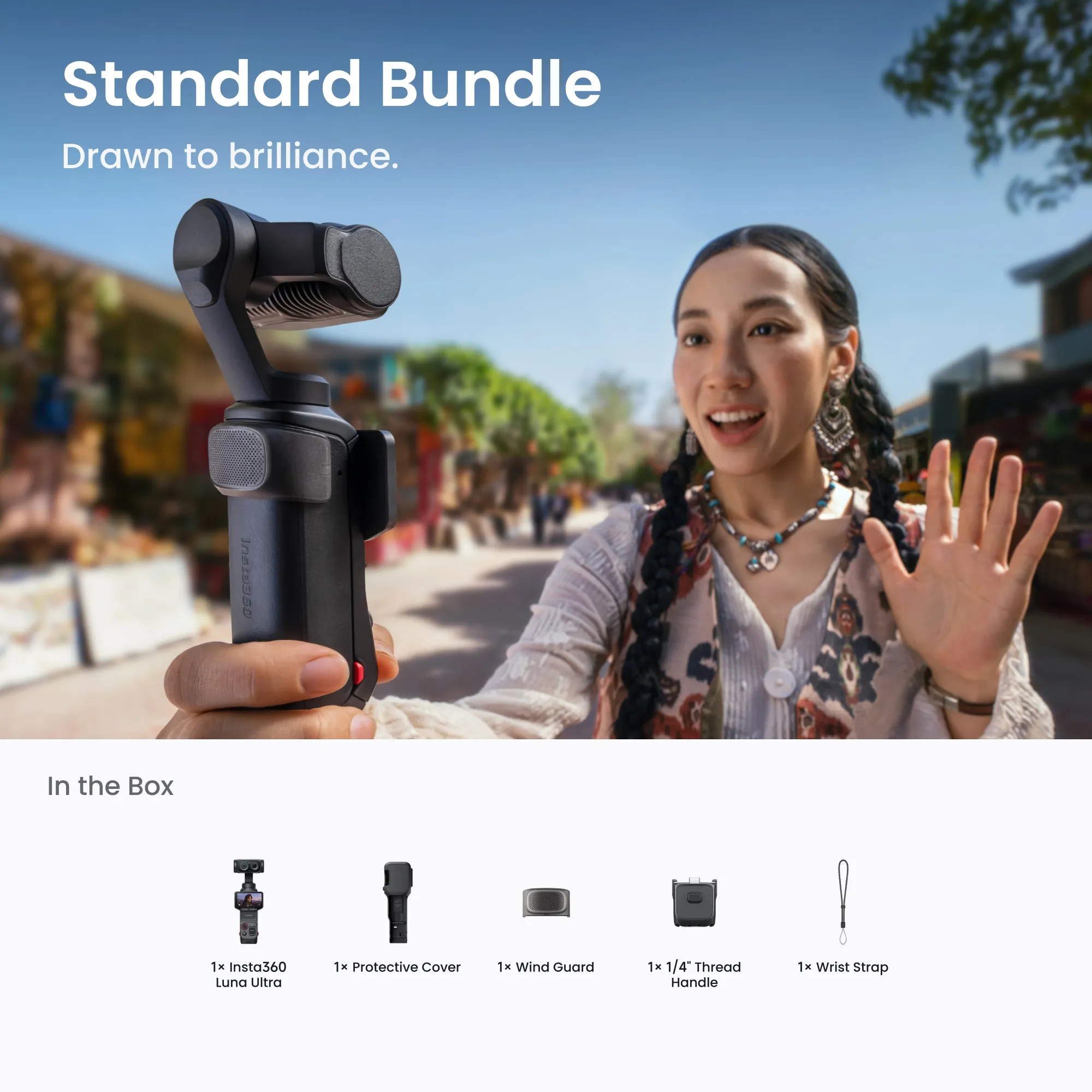 Insta360 Luna Ultra Standard Combo (Cosmic Black) - Thumbnail
